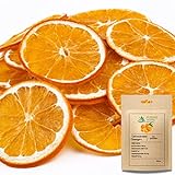 Pergamo Getrocknete Orangenscheiben 100 GR/ 100% Natur Trockenfrüchte/ Ungesüßte/ Ohne Schwefel ohne Zusatzstoffe/ Premium  Qualität Getrocknete Orangen