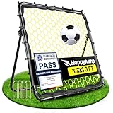Happy Jump Fußball Rebounder 1x1m – Verbessert Technik &...