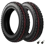 HYGJ Tmom 10 Zoll Dicker Reifen Ersatzreifen 10×2-6.1 Tubeless-Reifen Modifizierte Reifen für Xiaomi M365/Pro/Pro2/1S und Andere Roller mit 10Zoll Reifen, Rutsch- und Pannensicher Rollerreifen (2pcs)