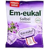 Em-eukal Salbei Hustenbonbons für Hals und Stimme, 150 g Bonbons