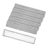 5 Stück Ersatzpads für Kärcher Fenstersauger Ersatzteile, Ersatzteile für Kärcher Fensterreiniger Battery Window Vacuum Cleaner WV2 WV5 WV6 Plus Premium, Fensterreinigungsmopbezug(Grau)