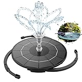 AISITIN Solar Springbrunnen 3.5W Runden DIY Solar Teichpumpe 2022 Upgrade