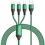 RAVIAD Multi USB Kabel, 3 in 1 Ladekabel Nylon Universal...