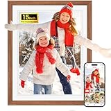 Frameo Digital Photo Frame WLAN Digitaler Bilderrahmen 15...
