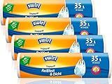 Swirl Reißfest & Dicht Tragegriff Müllbeutel, Multipack 4x 35l/15Beutel