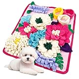 Schnüffelmatte Für Hunde | Faltebarer Rutschfester Interaktiver Futternapf Leckmatte | Schnüffelteppich,Für Buddeln Training Füttern Schlecken Schnüffeln Beschäftigung Indoor