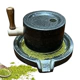Manueller Zerkleinerer für Getreide, Steinmühle, Gewürzmühle, Kaffeemühle, Mehl, Nüsse, zum Kochen, Backen, Küche, manuelle Lebensmittelmühle für Zuhause, Restaurant