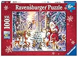Ravensburger Kinderpuzzle - 12937 Waldweihnacht - Weihnachtspuzzle für Kinder ab 6 Jahren, mit 100 Teilen im XXL-Format
