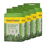 Floragard Aktiv-Grünpflanzen- und Palmenerde 4x20 L • Spezialerde für Palmen, Farne, Ficus, andere Grün- und Zimmerpflanzen • mit 3-Monate-Langzeitdünger • zum Topfen und Umtopfen • 80 L