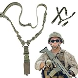 CXAFQ Single Point Rifle Cord Lanyard, Gewehrriemen,Einstellbar Gewehrschlinge, Multifunktionale Taktische Schlinge, Flexible Abnehmbar, für Gewehr Airsoft Shotgun Jagd