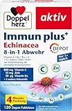 Doppelherz Immun plus Echinacea 8-in-1 Abwehr - Mit Vitamin C, Vitamin D und Zink als Beitrag zur normalen Funktion des Immunsystems - 120 Depot-Tabletten