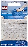 Prym 910121 Standard Elastic Gummiband 10 mm x 5 m – elastisches Nähband in Weiß, Oeko-TEX Zertifiziert, Kochfest & trocknergeeignet – Gummilitze für Hosen, Röcke, Pyjamas, Jacken