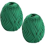 ShiningUU Gartenschnur, Grün, 2 Stück, Gartenschnüre, Pflanzenbinder für Kletterpflanzen, weiche und starke grüne Pflanzenbinder für Outdoor-Pflanzen, Tomaten, Rosen, Gemüse, Stricken