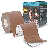 DDGM 1 x Roll Kinesiotape, Kinesiologie-Tape, Sporttape, Crossfit, Boob Tape, elastisch, selbstklebend, latexfrei, atmungsaktiv, wasserdicht durch Sportphysiotherapie.