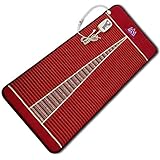 MediCrystal Far Infrared Turmalin Amethyst Mat - Professionelle 80x180 cm - Natur Zerquetschte Crystals - Einstellbare Tiefe FIR Heizung 30°-70°C
