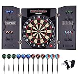 Elektronisches Dartscheiben-Set mit Schrank, 12 Darts LED-Display (X-Classic Darts)