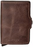 Secrid Vintage Twinwallet Leder Börse mit RFID Schutz 7 cm Chocolate