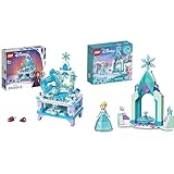 LEGO 41168 Disney Frozen Die Eiskönigin 2 Elsas Schmuckkästchen für Kinder ab 6 Jahre mit ELSA & Nokk Mini-Puppen & 43199 Disney Elsas Schlosshof