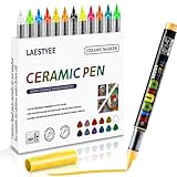 porzellanstifte spülmaschinenfest，Wasserfester porzellanstift 1.0-6.0mm，12 Farben Geeignet für Zeichnungsmuster und Designkreationen auf verschiedenen Porzellan.