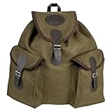 Lodenrucksack Jagd Klassischer Jagdrucksack Vintage Rucksack Loden Wandern Trekking Outdoor mit Schweißeinlage Grün 30L