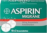 Migräne Aspirin 500 mg 2X10 Brausetabletten