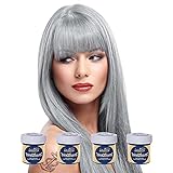 La Riche Directions semipermanente Haarfarbe Tönung 4er-Packung - Silber - für gebleichtes Haar