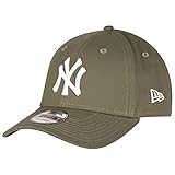 New Era New York Yankees MLB League Essential Olive 9Forty Adjustable Cap - One-Size