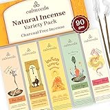 Spiritueller weihrauch Räucherstäbchen Bio qualität - (90 gm weirauch), :Weihrauch und Myrrhe, Weißer Salbei, Palo Santo, Drachenblut, Tempel räucherwerk weihrauch zum räuchern