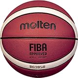 Molten Basketball B7G3850, TOP Trainingsball, Synthetik-Leder, 12 Felder, Größe 7