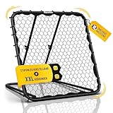 Racetex Rebounder für Fußball XXL [125cm x 125cm] - Fussball Rebounder mit robuster Konstruktion und stufenlos verstellbarem Winkel - Rebounder Fußball für Schuss-, Pass- und Ballannahmetraining