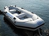VIA NOVA Schlauchboot Navigator 305 cm Länge - Ruderboot für 3+1 Personen – Dinghy bis 2,5 PS motorisierbar - Angelboot
