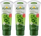 Kamill 3x100 ml Hand & Nail Cream CLASSIC with BIO Camomile and Bisabolol | Germany