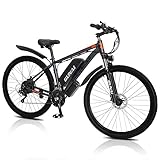 GUNAI 29 Zoll Elektro-Mountainbike elektrofahrräder 48V 15Ah 21 Gänge E-Bike Herren mit Scheibenbremse