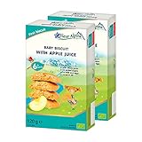 Fleur Alpine Babykekse mit Apfelsaft - 12 x 2 Leckere...