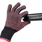 Professionelle Hitzebeständige Handschuhe für Das Haarstyling Hitze für Locken, Glätteisen und Lockenstab