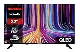 Telefunken QLED TV 32 Zoll Fernseher Full HD Android Smart TV (HDR, Triple-Tuner, Bluetooth) QF32AN750S