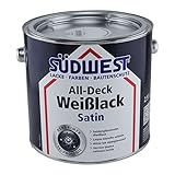Südwest All-Deck Weißlack Satin 2,5 Liter