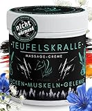 Vita.Fuchs Teufelskralle Salbe | Extrastarke Pferdesalbe Schmerzgel | Keine Wärmesalbe | Natürliche Schmerzsalbe für mehr Muskelentspannung | Extra stark für Rücken, Knie & Gelenke (200ml)