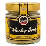 Altenburger Original Senfonie Premium Whisky Senf 180 ml, leicht körniger Senf mit Whisky verfeinert