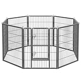 Feandrea Freilaufgehege, Laufstall DIY, mit 8 Gitterplatten...