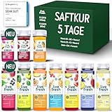 LiveFresh Saftkur 5 Tage – 35 Säfte (250ml) & 15 Shots...