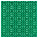 Glimetal Bauplatte Grundplatte in Dunkel Grün 16 x 16 Loch Bauplatte Lernspielzeug Baseboard Classic Bausteine Kinderspielzeug Kompatibel mit Lego Platten(12,8 cm x 12,8 cm)