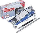 BGS 2889 | Rangier-Wagenheber | 2,5 t | hydraulisch | Hubhöhe 100-460 mm | Aluminium-Stahl-Konstruktion | Hydraulik mit Doppelhubkolben