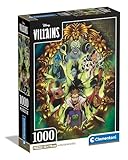 Clementoni Villains Puzzle 1000 Teile Erwachsene - Disney Puzzle Erwachsene in 70 x 50 cm - Puzzle Erwachsene anspruchsvoll von Clementoni 39812