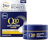 NIVEA Q10 Anti-Falten Power Regenerierende Nachtpflege (50 ml), straffende Gesichtspflege für alle Hauttypen, Nachtcreme mit Doppeleffekt Koenzym Q10 und Kreatin