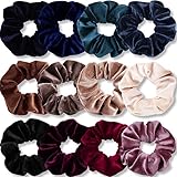 VENUSTE Haargummis Scrunchies für Damen, Premium Samt...