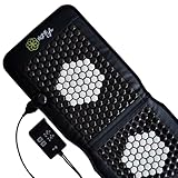 rightLife Chair Mat – Magnetfeldmatte mit Infrarot Tiefenwärme, PEMF (pulsierende Magnetfelder), Turmalin-Steinen und negativen Ionen – Wärmematte für Büro und Zuhause zur ganzheitlichen Entspannung