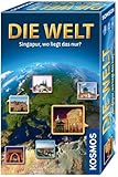 KOSMOS 711184 Die Welt, Das Mitbringspiel für 2-4 Personen ab 10 Jahre, Weltreise Spiel, Europa Spiel, Reise um die Welt, Reisespiel