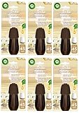 Air Wick Aroma-Öl Flakon – Duftöl Nachfüller für den Air Wick Diffuser – Duft: Verwöhnende Vanille – 6 x 20 ml ätherisches Öl