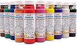 Werner Fingerfarbe 10 x je 250 ml Fingermalfarbe Set (250 ml)